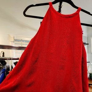 Red LOFT Sleeves top